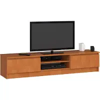 Akord Meuble TV 160 cm Olcha - Mobilier moderne et élégant avec finition mate et montage facile