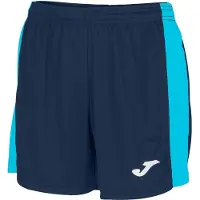 Joma Maxi Short Femmes - Marine / Fluor Turquoise | Taille: L