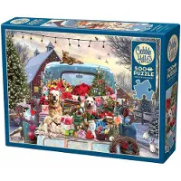 Cobble Hill Camion de campagne en hiver – Puzzle 500 pièces