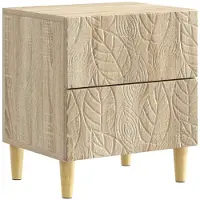 vidaXL Table de chevet Chêne Sonoma 43 x 34,5 x 48 cm