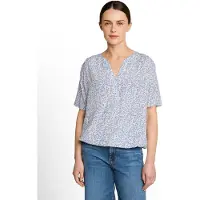 Tom Tailor 1049796 Short Sleeve Blouse Blanc 38 Femme