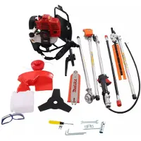 OEM Trimmer à gaz, puissance 1,7 kW, longueur 2,7 m, réservoir de carburant 1 L, rouge