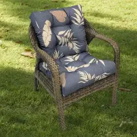 Topchances Coussin de chaise de jardin Coussin de chaise,résistant aux UV Imperméable Coussin de chaise, Intérieur et extérieur Coussin de chaise,Gris,106x53cm