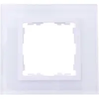 Kontakt-Simon Simon 82 Cadre simple pour vitre / cadre intermédiaire blanc 82617-30