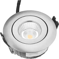 The Light Group Qi Allround Gyro aluminium 10W, 36°, 2700K, CRI>95 IP44, incl. driver