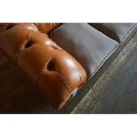 AEA Design Sofa 3 Sitzer Couch Chesterfield Polster Sitz Garnitur Leder