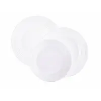 Luminarc Set de vaisselle 1700 blanc verre 18 pièces