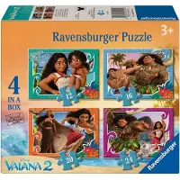 Ravensburger - Puzzle Disney Vaiana 2 | 12-16-20-24 elementy | Oficjalny produkt