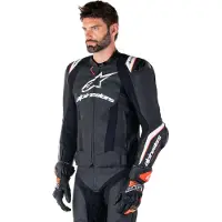 Alpinestars Missile Ignition V3 Blouson en cuir de moto perforé