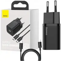 Baseus Tzccsup-l01 Super Si Usb-c Wall Charger Argenté