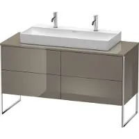Duravit XSquare Meuble sous-vasque sur console au sol, 4 tiroirs, 1400x778x548mm, XS4925M8989