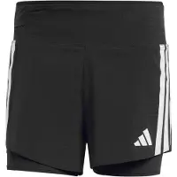 Adidas Pantalon de sport 'Adizero' vert / noir / blanc