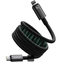 Baseus Tungsten Câble de charge magnétique USB-C/Lightning 1m 20W Noir