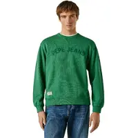 Pepe Jeans pour homme. PM5800146 Gio Crew sweatshirt vert (XL), Casuel, Coton