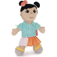 Miniland Poupée fille asiatique - j'apprends à m'habiller toute seule