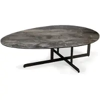 AEA Table basse de salon Table en bois marron Table à café Tables Design Meubles
