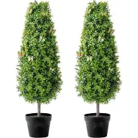 StarTech.com Tour de buis artificielle - set de 2 coupes - 91,4cm PE Deko Buis - accessoires de jardin et d'intérieur durables