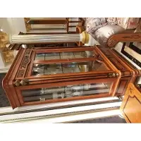 AEA Vitrine verre armoire salon vitrine 2pcs.vitrines baroque rococo Italie
