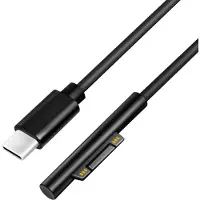 Logilink PA0342 câble de charge USB-C - Microsoft Surface, noir, 1,8 m