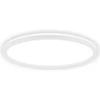 Briloner Plafonnier LED intensité variable Ø42 x 3 cm rond 22 W 3000 lm 4000 K blanc neutre rétroéclairage blanc - Lampe plafond pour salon chambre couloir cuisine