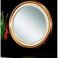 AEA Miroir mural miroir d'entrée salle de bain blanc moderne bois décoration murale petit miroir