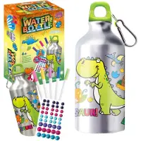 MAKSIK IMPORT Kreatives Dino-Wasserflaschen-Set