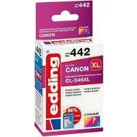 Edding Cartouche d'impression compatible avec Canon No. 546XL (CL-546XL) color