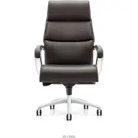 AEA Élégant canapé en cuir noir avec structure en acier inoxydable pour un style moderne
