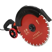 OEM Scie à béton électrique, moteur de 4 000 W, grande profondeur de coupe, rouge, UE