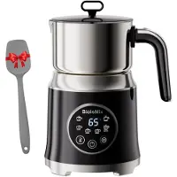 OEM Mousseur à lait, 6 fonctions, fonctionnement rapide et silencieux, BMF202 noir brillant, UE