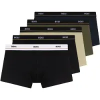 BOSS pour homme. 50531660 Set 5 Boxers 5P Essential multicolore (XL), Homewear, Coton