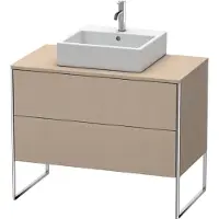 Duravit XSquare Meuble sous-vasque sur console au sol, 2 tiroirs, 1000x778x548mm, XS492107575