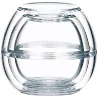 Unyqoos Ensemble de 3 boîtes de conservation transparentes empilables , en plastique, dimensions : 14,5 x 10,7 x 10,7 cm – compatibles avec le congélateur et le lave-vaisselle