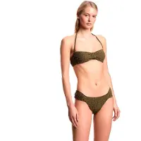 Emporio Armani pour femme. EW003294_AF20247 Bikini seersucker avec rembourrage vert (S), Beachwear, Polyester