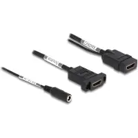 DeLOCK HDMI 0,30 m avec DC. -