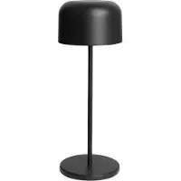 Olympia Lampe de table Siena, abat-jour rond noir 300 mm
