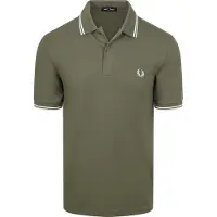 Fred perry Polo Twin Tipped M3600 87B Vert taille M