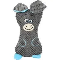 Gistuch Jouet en peluche pour chien doux grinçant résistant interactif animal de compagnie à mâcher pour les petits chiens de taille moyenne à grande