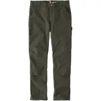 Carhartt Relaxed Straight Rugged Flex Duck Double-Front Dungaree Pantalon Taille