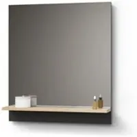 Livinity Armoire de toilette Timavo Anthracite 60x67cm avec étagère, Model 52969