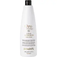 Fanola Oro Therapy Gold Activator - Crème émulsionnante oxydante pour kératine couleur 20vol 6% 1000ml (Activateur d'or)