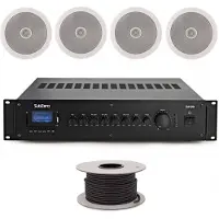 SubZero Système de Sonorisation Bluetooth pour Plafond 30 W 100 V
