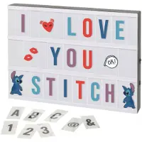Arditex Lilo & Stitch - Boîte à lumière personnalisable, transparente, pour enfants, taille unique