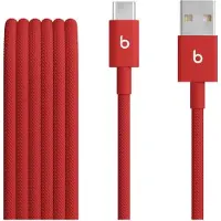Apple Beats Câble tissé USB-A vers USB-C (1,5m) - Rapid Red