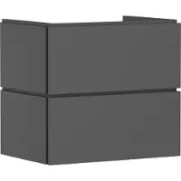 Hansgrohe Meuble sous-vasque Xilesa E, dimensions 680/470 mm, avec 2 tiroirs, finition gris ardoise mat