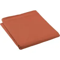Promo Linge Drap Plat - - LIA - Percale de Coton 78fils - Terracotta