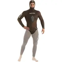 Seac Sub Alga 5 Mm Spearfishing Jacket Marron XL Homme