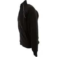 BOSS pour homme. 50553566 Sweat-shirt en coton avec passepoil noir contrasté (L), Casuel, Sport