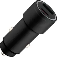Qualo Chargeur de voiture aluminium USB-C USB-A 38W Chargeurs QLS-AC-38