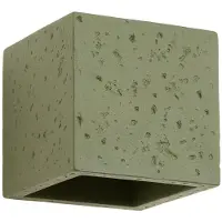 Sollux Applique QUAD béton vert olive 1xG9 8W béton 10x12x10cm